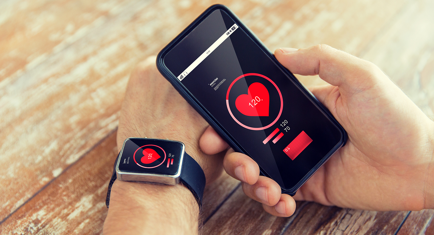 Apple Watch and iphone being used for health monitoring