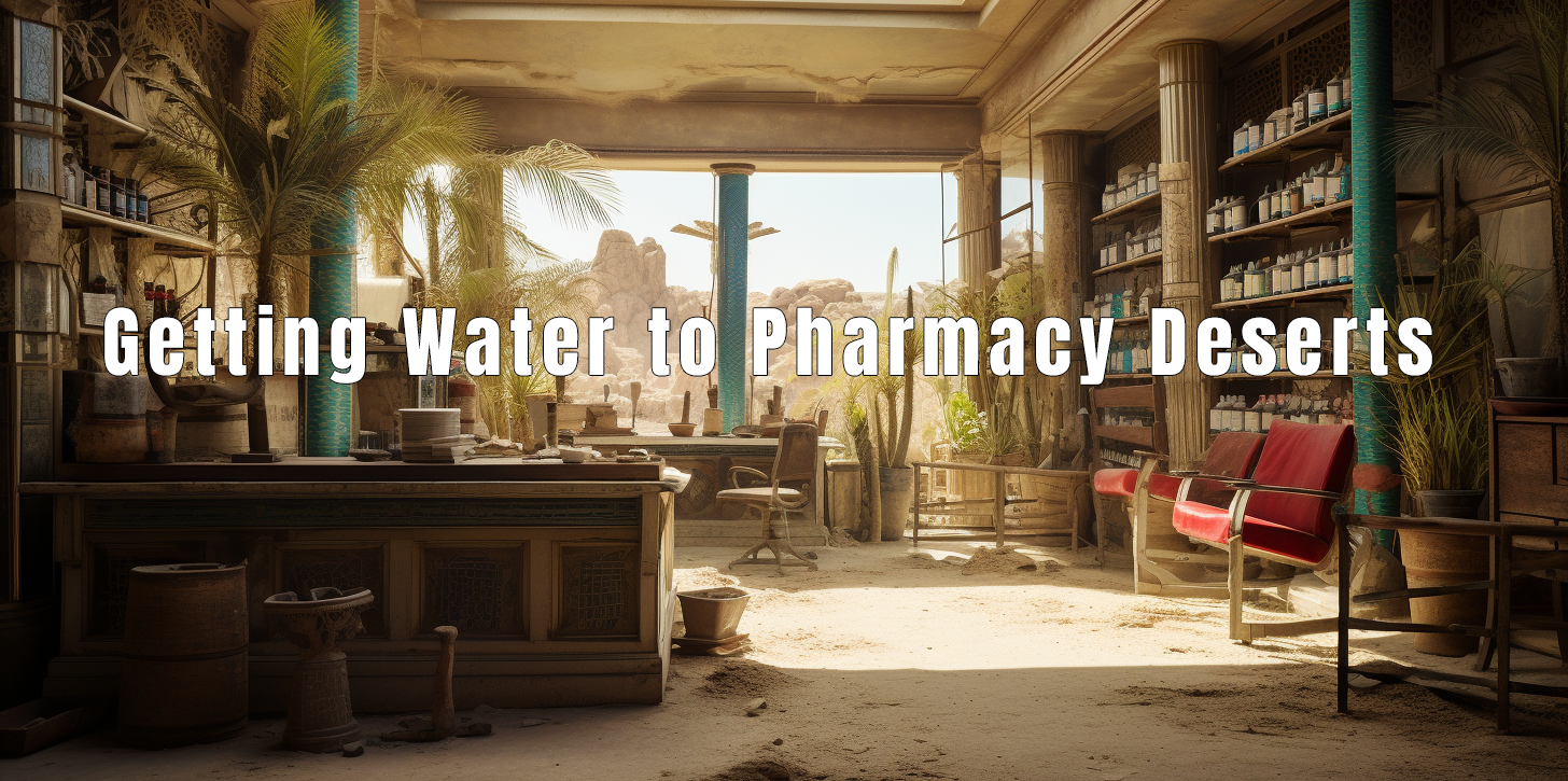 Water to Pharmacy Desert