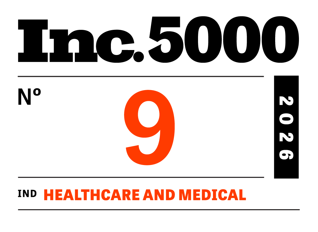 Inc. 5000 2026 badge — No. 9 in Healthcare and Medical