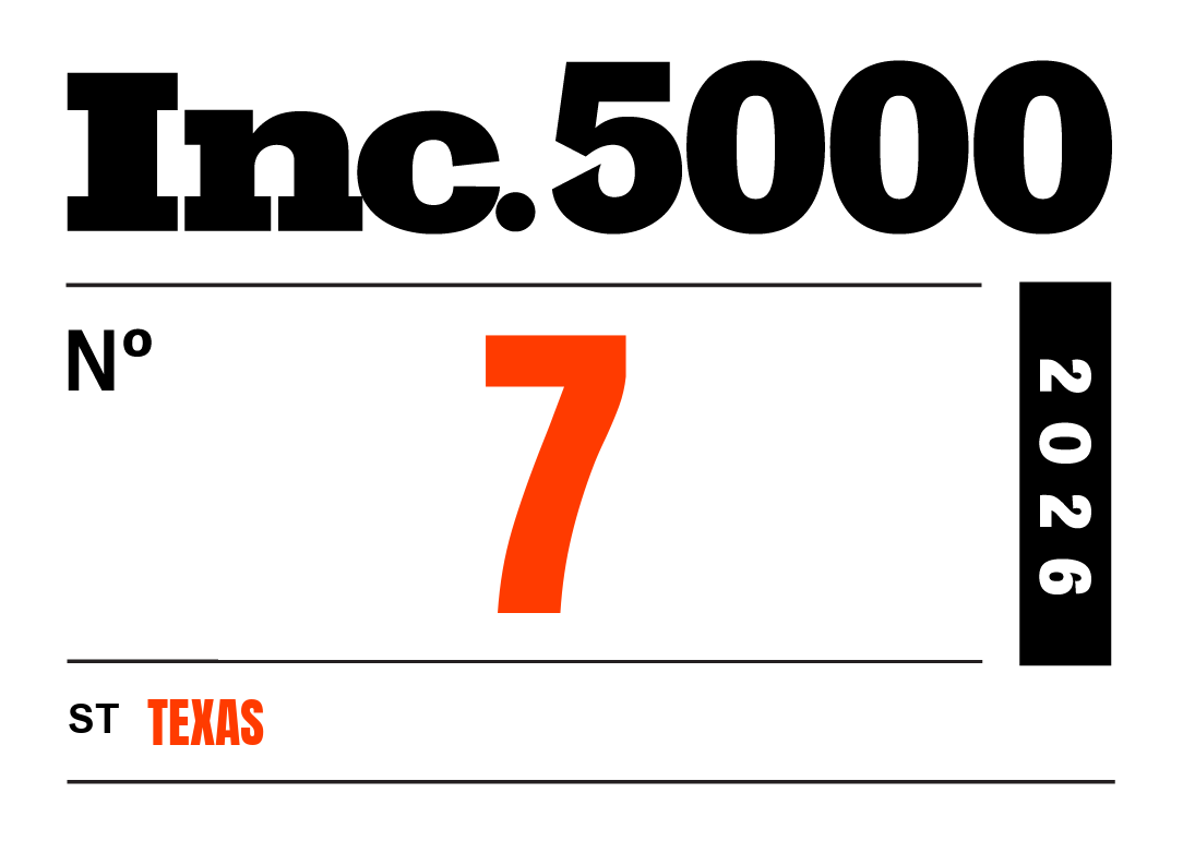 Inc. 5000 2026 badge — No. 7 in Texas
